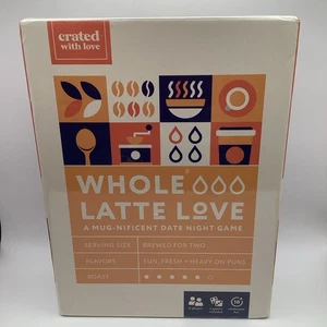 Crated With Love WHOLE LATTE LOVE date night game New Sealed - Imagen 1 de 6