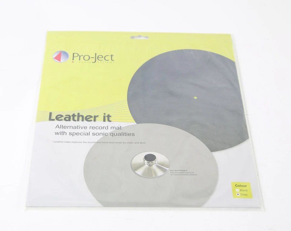Pro-ject Leather Platter Mat Turntable Mat Light Gray - Image 1 of 1