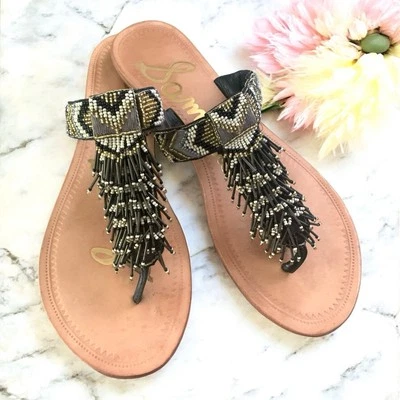 Sam Edelman Mujer Anella-1 Negro/Multi Cuentas EE. UU. 8,5 M  Foto 1 de 4