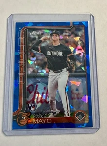 2025 Topps Chrome Sapphire - Coby Mayo #120 Rookie Card  (RC) Baltimore Orioles - Picture 1 of 2