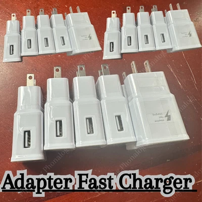Fast Charging Block USB Wall Charger Plug for Samsung Galaxy S23/S22 Ultra Lot - Image 1 of 4