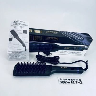 HOT TOOLS Pro Signature Extra Long Heated Straightening Brush, 4-1/2" - Image 1 of 4