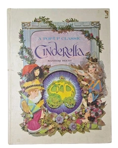 Pop-Up Classic Cinderella Book Vintage 1978 Random House Paul Taylor All Tabs  - Bild 1 von 5