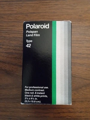 ¡Nuevo stock antiguo! Película Polaroid Polapan Land tipo 42, ¡sellada! Foto 1 de 3