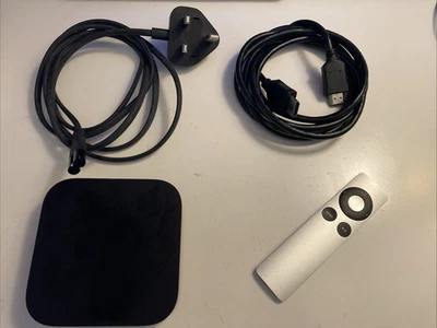 Apple TV A1469 3rd Generation 1080P with remote, HDMI and power cable - Image 1 of 4