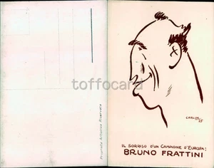 BOXE CARICATURA UMORISTICA BRUNO FRATTINI-D16-83 - Picture 1 of 1