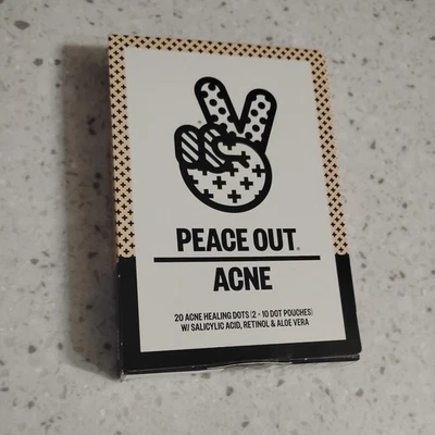 PEACE OUT Acne 20 Pontos de Cura Acne Ácido Salicílico Pontos de Cura Acne NOVO EM FOLHA ❗ - Imagem 1 de 3
