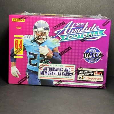 2021 Panini Absolute Football Blaster Box 💥 Kaboom!💥Factory sealed - Image 1 of 3
