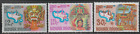 Indonesia 1969 SC# 763 - 765 - Issued to tourist publicity - M-H Lot # 27