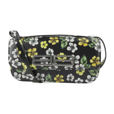 BALENCIAGA Bolso de Hombro 674693 BOLSO DE CHISMES SML Flor de chismes Patrón Floral... Foto 1 de 4