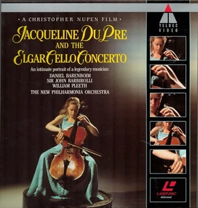 Jacqueline Dupre and The Elgar Cello Concerto Laserdisc 1982 Extended Play - Picture 1 of 2