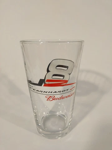 Budweiser Dale Earnhardt Jr. #8 NASCAR Pint Drinking Glass Cover