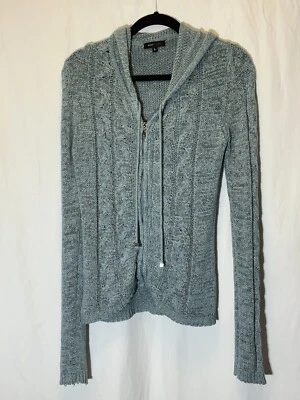 BCBG Maxazria Knit Cardigan Sweater Boho Teal Large G10 - Image 1 of 4