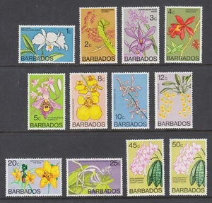 Barbados Sc 396-403, 404C, 405, 406B, 407, MNH. 1974-77 Flowers, 12 diff. VF - Picture 1 of 1