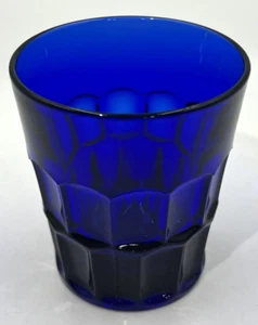 Cobalt Blue Tumbler Glass New Martinsville Hostmaster 7 oz Very Rare VTG 30s - Picture 1 of 10