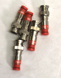 5 Pack Belden FSNS59BNCU ProSNS Universal BNC Compression Connector Male RG-59 - Picture 1 of 4