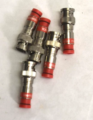 5 Pack Belden FSNS59BNCU ProSNS Universal BNC Compression Connector Male RG-59 - Image 1 of 4
