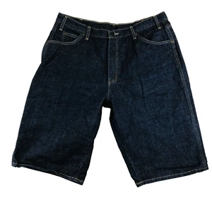 Dickies Cargo Jean Shorts Mens 38W Long Length Loose Oversized Utility Work - Picture 1 of 9