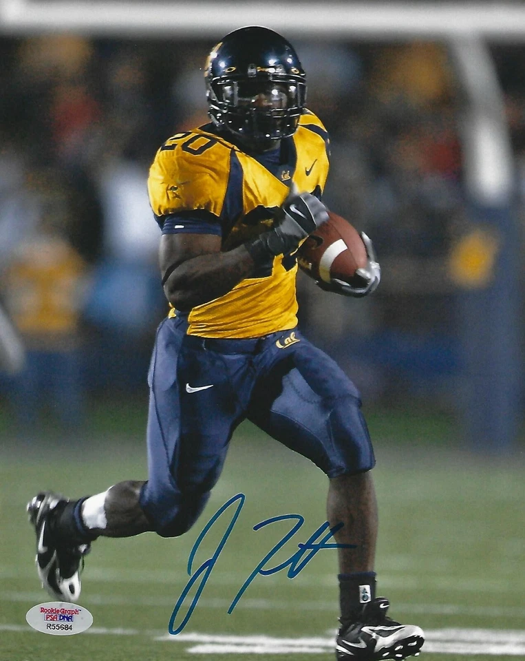Justin Forsett Signed Cal Bears Football 8x10 Photo PSA/DNA COA Picture Auto'd - Image 1 of 4