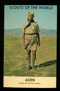 Scouting postcard Boy Scouts of the World 1964 Aden - Picture 1 of 2