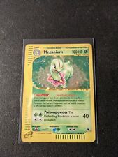 Meganium 18/165 Expedition Pokemon Card Holo Foil Rare MP crease corner 