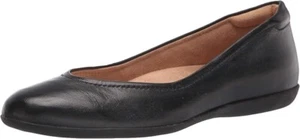 Naturalizer Women Vivienne Flat, Size 8.5, Black Leather - Picture 1 of 11