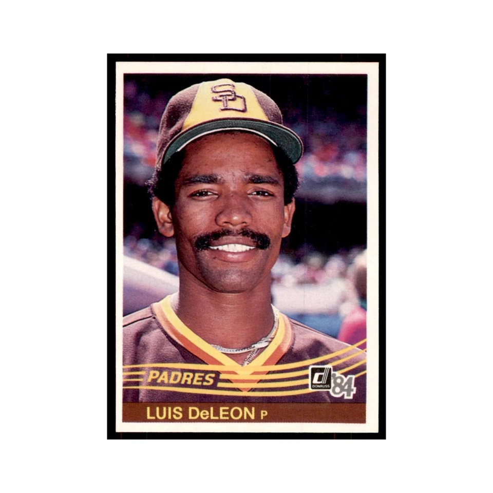Luis DeLeon 1984 Donruss #162 San Diego Padres Baseball Card NM - Image 1 of 3