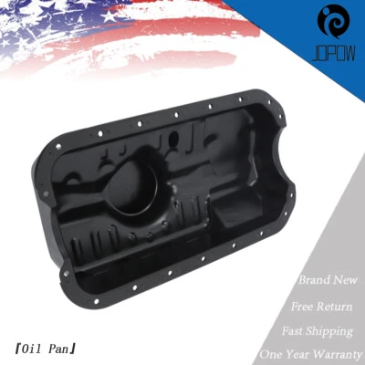 Черный масляный поддон двигателя подходит для Honda Civic 1988 1989-1994 1995 L4 11200-PM3-020 - Изображение 1 из 4