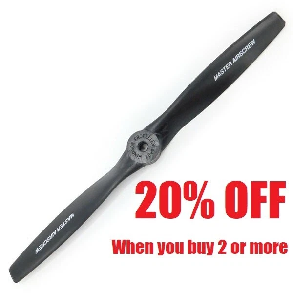 Master Airscrew Propeller Gas Electric RC Model Plane Props Propellers MAS Prop - Image 1 of 1