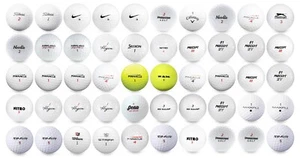 ⛳50 AAAA+ GOLF BALLS - TITLEIST CALLAWAY NIKE & MORE - EXCELLENT USED ASSORTED ✅ - Picture 1 of 4