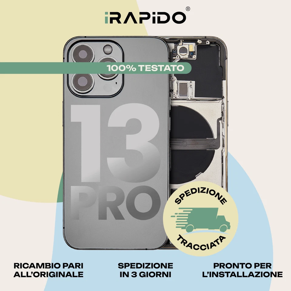 Housing Scocca Posteriore iPhone 13 Pro SENZA PARTI - Immagine 1 di 1