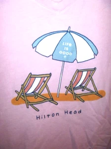 LIFE IS GOOD HILTON HEAD BEACH CRUSHER T-SHIRT GRÖSSE LARGE... WOW!!! - Bild 1 von 4