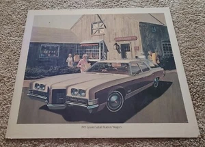 VTG 1971 Grand Safari Station Wagon Dealership Sigh Advertising Rare U1 - Picture 1 of 8