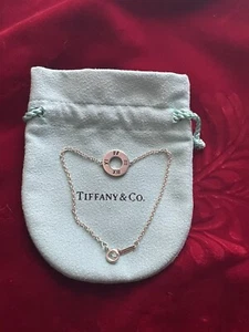 Tiffany & Co. Atlas Pierced Circle Bettelarmband Sterlingsilber mit Etui - Bild 1 von 13