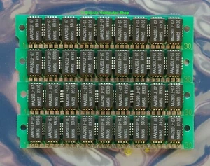 Set 4x NMBS MM2801J9S-07 256KB 1MB kit 70ns parity RAM 30-pin SIMM memory module - Bild 1 von 2
