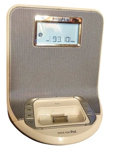 Philips iPod Alarm Clock Radio Model DC310/37 w/ Cord and Antenna WORKS - Picture 1 of 13