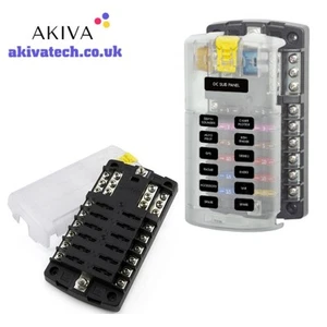 Blue Sea Systems 5026 ST Blade Fuse Block│12 Circuits│32V DC│For Marine Boats - Picture 1 of 3
