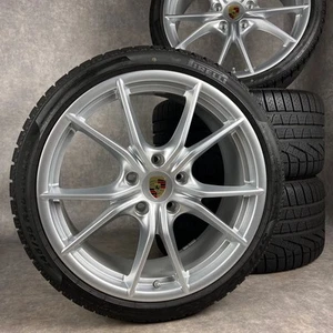 Winterräder Porsche 911 991.2 20" S C4 4S Original Carrera SIV Felgen PIRELLI - Picture 1 of 12