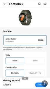 Samsung GALAXY WATCH7 Neuf - Photo 1/7