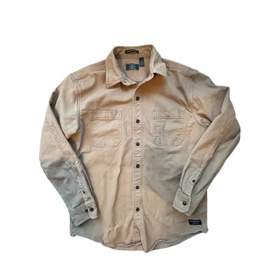 G.H. Bass & Co. Men’s Work Utility Shirt Jacket Size M Distressed Shacket  - Image 1 of 4