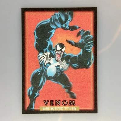 2024 Upper Deck Marvel Masterpieces '92 Platinum Lenticular VENOM #97 - Image 1 of 2