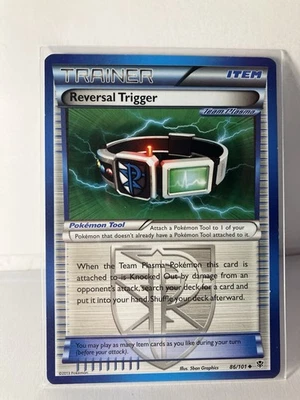 Pokémon Reversal Trigger Trainer 86/101 Plasma Blast Team Plasma Regular NM/LP - Image 1 of 4