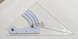 Chavroz Trigonometrico 8" Set Quadrato con Scatola Giappone Scala in Metallo. 31-9308 - Foto 1 di 5