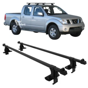 For Nissan Navara D21 D22 D23 D40 54" Top Roof Rack Cross Bar Cargo Carrier+Lock - Picture 1 of 18