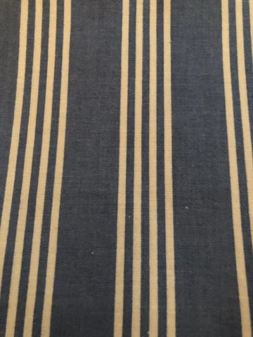 Custom Made Liner for the Longaberger Tall Key Basket -Sky Blue Stripe Cover