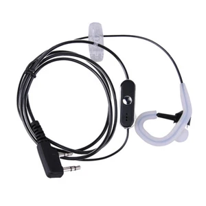 K Plug Earpiece Headset PTT MIC Earhook Earpiece for BAOFENG KENWOOD Retevis HYT - Zdjęcie 1 z 8
