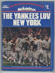 1979 New York Yankees Yearbook VERY GOOD CONDITION World Champions - Picture 1 of 1