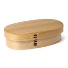 Kurikyu Japanese Bentwood Bento Lunch Box Slim &amp; Small kuri-002 200x100x55mm