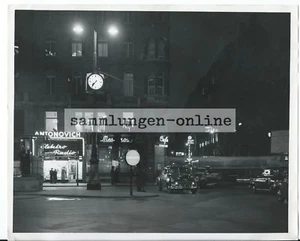 "Tableros de prohibición iluminados" Viena 1955 foto fotografía foto de prensa foto coche - Imagen 1 de 1