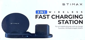 Stimax 3 In 1 Wireless Fast Charging Station - Picture 1 of 2